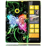 Design Cover til Lumia 520 - Colourful Butterfly